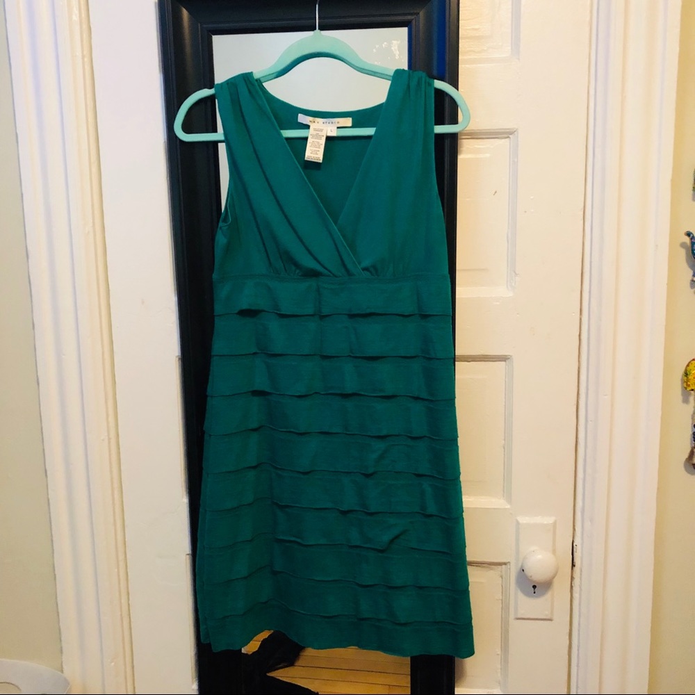 Green Ruffle Dress